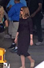 ANNE HATHAWAY on the Set of The Last Thing He Wanted in San Juan 07/03/2018