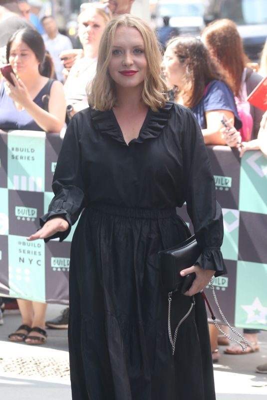 ANNIE STARKE Arrives at AOL Build Series in New York 07/26/2018