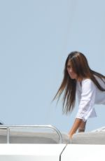 ANTONELLA ROCCUZZO at a Yacht in Sevilla 07/18/2018