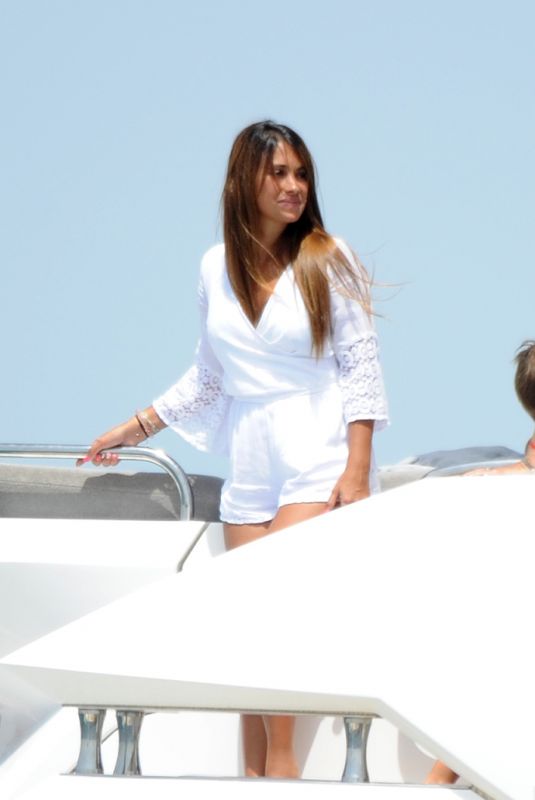 ANTONELLA ROCCUZZO at a Yacht in Sevilla 07/18/2018