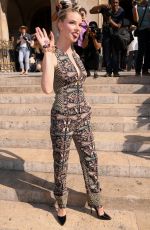 ANYA TAYLOR-JOY at Schiaparelli Haute Couture Show at Paris Fashion Week 07/02/2018