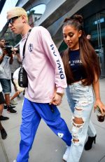 ARIANA GRANDE and Pete Davidson Heading to Her Concert in New York 07/11/2018