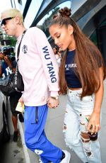 ARIANA GRANDE and Pete Davidson Heading to Her Concert in New York 07/11/2018