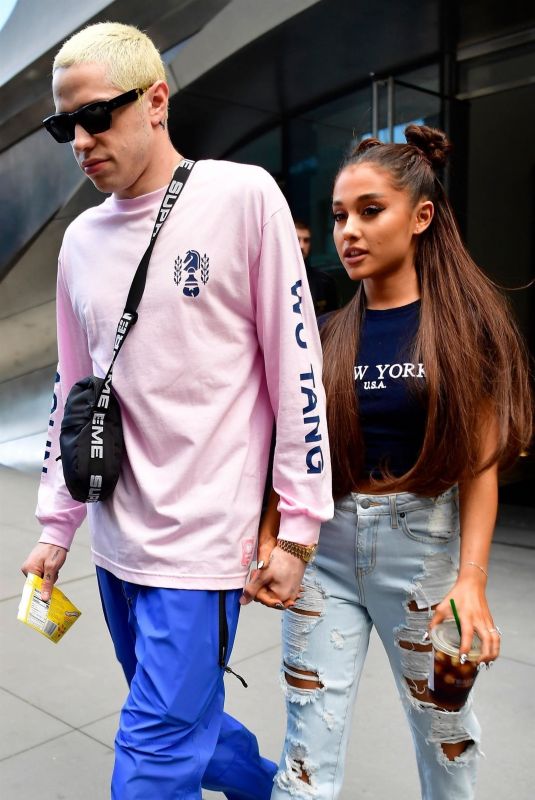 ARIANA GRANDE and Pete Davidson Heading to Her Concert in New York 07/11/2018