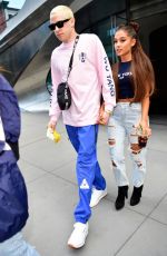 ARIANA GRANDE and Pete Davidson Heading to Her Concert in New York 07/11/2018