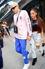ARIANA GRANDE and Pete Davidson Heading to Her Concert in New York 07/11/2018