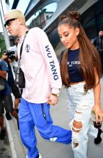 ARIANA GRANDE and Pete Davidson Heading to Her Concert in New York 07/11/2018
