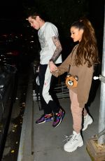 ARIANA GRANDE and Pete Davidson Night Out in New York 07/02/2018
