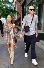 ARIANA GRANDE and Pete Davidson Shopping at Barney