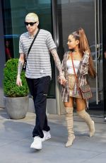 ARIANA GRANDE and Pete Davidson Shopping at Barney