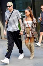 ARIANA GRANDE and Pete Davidson Shopping at Barney