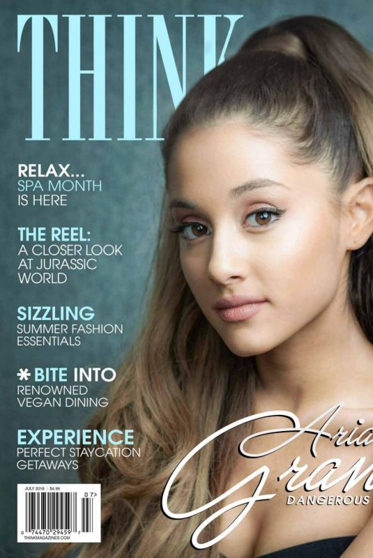 ARIANA GRANDE in Think Magazine, July 2018