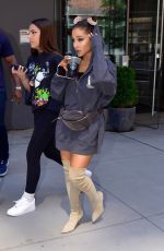 ARIANA GRANDE Leaves a Recording Studio in New York 07/10/2018