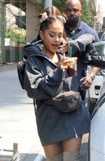 ARIANA GRANDE Leaves a Recording Studio in New York 07/10/2018