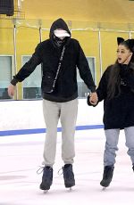 ARIANA GRANDE Out Ice Skating in New York 07/06/2018