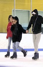 ARIANA GRANDE Out Ice Skating in New York 07/06/2018