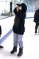 ARIANA GRANDE Out Ice Skating in New York 07/06/2018