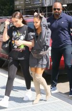 ARIANA GRANDE Out with Friends in New York 07/10/2018