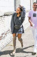 ARIANA GRANDE Out with Friends in New York 07/10/2018