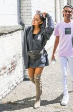 ARIANA GRANDE Out with Friends in New York 07/10/2018