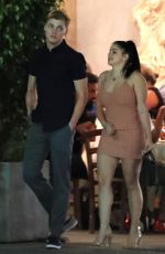 ARIEL WINTER and Levi Meaden Out for Dinner in Beverly Hills 07/23/2018