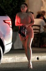 ARIEL WINTER and Levi Meaden Out for Dinner in Beverly Hills 07/23/2018