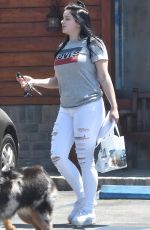 ARIEL WINTER and Levi Meaden Out with Their Dogs in Los Angeles 07/03/2018