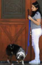 ARIEL WINTER and Levi Meaden Out with Their Dogs in Los Angeles 07/03/2018