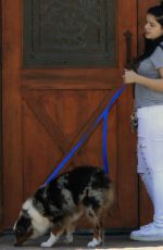 ARIEL WINTER and Levi Meaden Out with Their Dogs in Los Angeles 07/03/2018