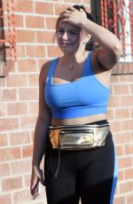 ARIEL WINTER Arrives at a Gym in Los Angeles 07/19/2018