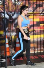 ARIEL WINTER Arrives at a Gym in Los Angeles 07/19/2018