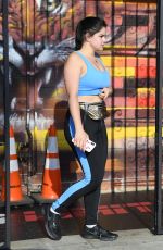 ARIEL WINTER Arrives at a Gym in Los Angeles 07/19/2018