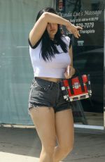 ARIEL WINTER in Shorts Out in Los Angeles 07/10/2018