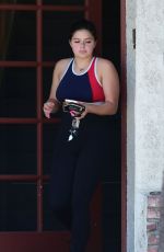 ARIEL WINTER Leaves a Gym in Los Angeles 07/25/2018