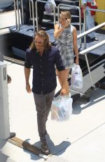 ARIELLE KEBBEL and Jason Lewis Out at Comic-con in San Diego 07/21/2018