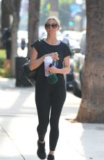 ASHLEE SIMPSON at a Gym in Los Angeles 07/16/2018