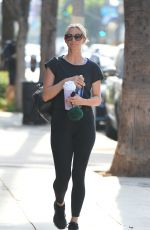 ASHLEE SIMPSON Heading to a Gym in Los Angeles 07/16/2018