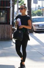 ASHLEE SIMPSON Leaves a Gym in Studio City 07/19/2018