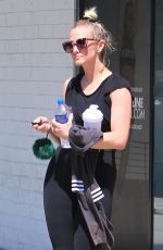ASHLEE SIMPSON Leaves a Gym in Studio City 07/19/2018