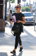 ASHLEE SIMPSON Leaves a Gym in Studio City 07/19/2018