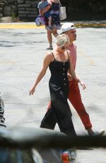 ASHLEE SIMPSON Out in Los Angeles 07/19/2018