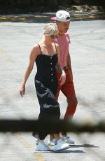 ASHLEE SIMPSON Out in Los Angeles 07/19/2018