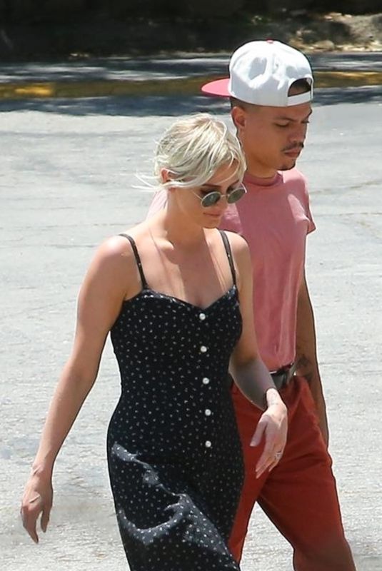 ASHLEE SIMPSON Out in Los Angeles 07/19/2018