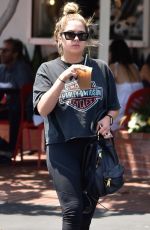 ASHLEY BENSON Out in Los Angeles 07/16/2018