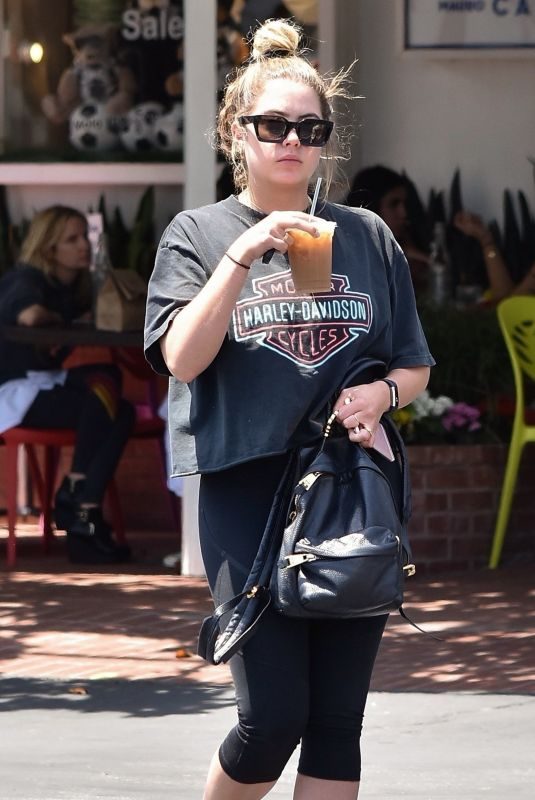 ASHLEY BENSON Out in Los Angeles 07/16/2018