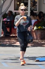 ASHLEY BENSON Out in Los Angeles 07/16/2018