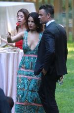 ASHLEY GREENE and Paul Khoury at Their Wedding Reception in San Jose 07/07/2018