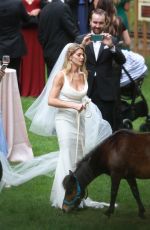 ASHLEY GREENE and Paul Khoury at Their Wedding Reception in San Jose 07/07/2018