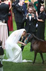 ASHLEY GREENE and Paul Khoury at Their Wedding Reception in San Jose 07/07/2018