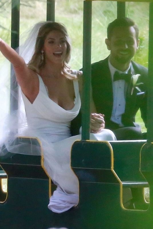 ASHLEY GREENE and Paul Khoury at Their Wedding Reception in San Jose 07/07/2018